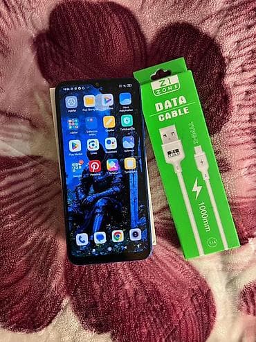 telefon satış: Redmi 9C, 64 GB, rəng - Mavi, Barmaq izi — 3