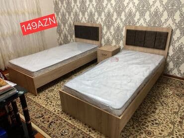 divan carpayı: Yeni, Təknəfərlik çarpayı, Bazasız, Matras ilə, Siyirməsiz — 7