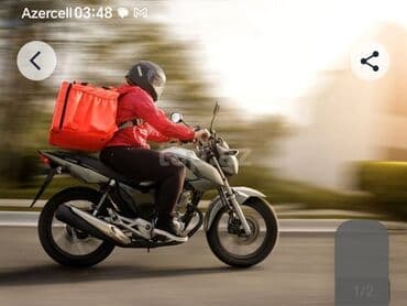 Moto-kuryer tələb olunur, İşəmuzd ödəniş, Təcrübəsiz