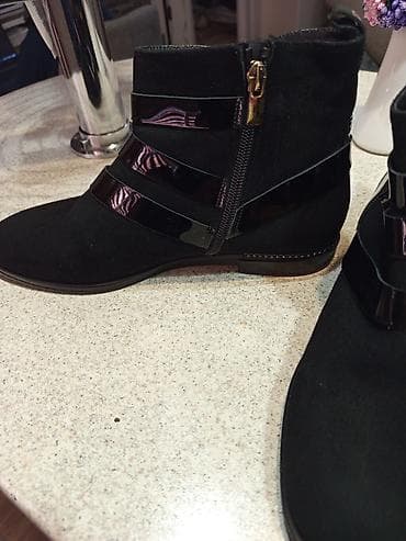 Çəkmələr: Ölçü: 37, rəng - Qara, Yeni — 5