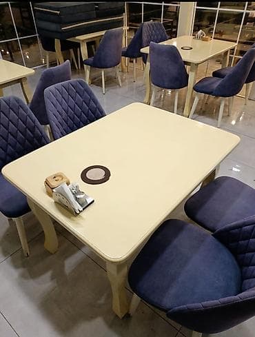 yataq desti: Qonaq otağı üçün, Açılmayan, Dördbucaq masa, 4 stul — 1