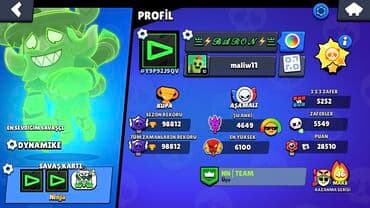 el sekilleri profil ucun: Brawl Stars oyun hesabı - Profil adı: maliw11 - Klub: NN TEAM (Üzv) - — 1