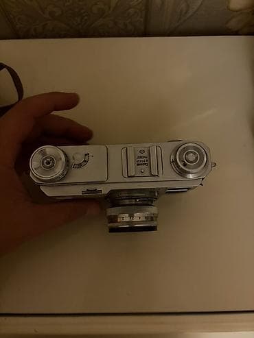 iphone 11 pro white: Kiev-4 rangefinder fotoaparatı + orijinal dəri futlyar - Model — 7