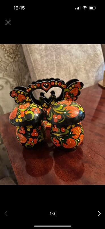 saxlama: Yenidir. El ishi. Rusiyanin. Salfet qabi duz istiot qabi 40 man Balaca — 1