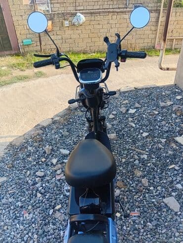электроскутер купить в баку: Elektrik skuter/siklomotor - Rəng: mavi-qara - Ön tərəfdə iri metal — 1