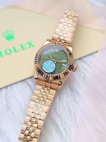 saat gence: Yeni, Qol saatı, Rolex, rəng - Qızılı — 8