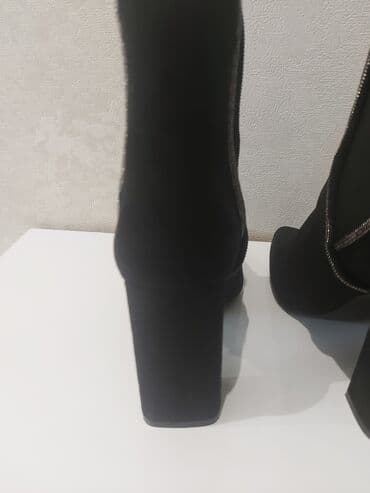 qara mokasinlər: Ölçü: 37, rəng - Qara, Yeni — 3