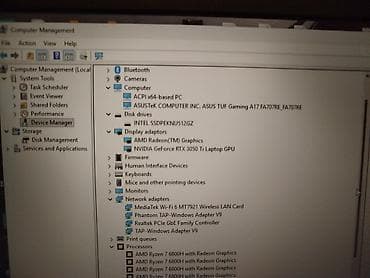 Ноутбуки: Б/у ASUS TUF Gaming, 17.3 ", AMD Ryzen 7, 512 ГБ — 5