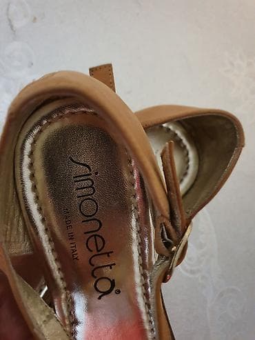 sandalet: 1 defe geyilib Italiya 37 razmer — 2