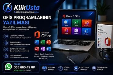 💻 Noutbuk və PC üçün: ✔ Windows 10 / 11 quraşdırılması ✔ Microsoft