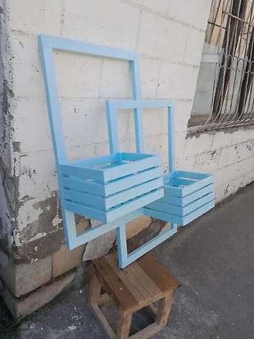 işlənmiş peç: Oğlan və qız üçün, Siyirməsiz, Bağça masası, Stullar ilə — 5