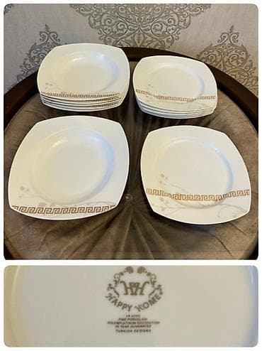 luna posteljine: Nahar dəsti, rəng - Ağ, Farfor, Türkiyə — 2