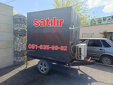 işləmiş soyuducu: Qoşqu üzərində daşına bilən sənaye tipli soyuducu kamera. - Metal — 1