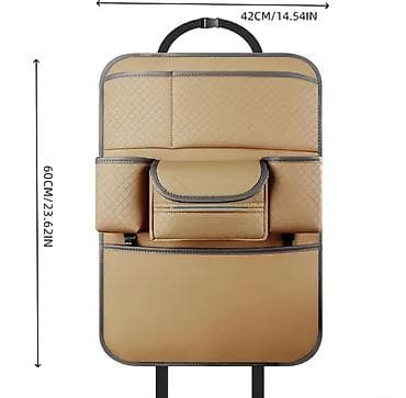 Ehtiyat hissələri: Avtomobil oturacağının arxası üçün çoxfunksiyalı təşkilatçı (2 ədəd — 2