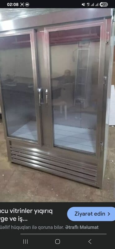 soyuducular balaca: Bu vitrin soyuducusu məhsulların sərgilənməsi və soyudulması üçün — 3