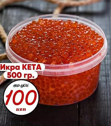 balta: Kamçatka keta ikrası – təbii qırmızı ikra - Növ: Keta (chum salmon) — 5