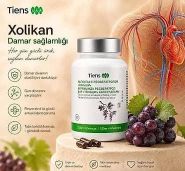 “ Xolikan ” Resveratrollu Kapsullar -Qırmızı üzüm çəyirdəklərinin — 1