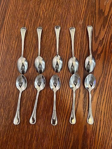 cay stekani: Məhsul: Gorus 18/10 paslanmayan poladdan qaşıq dəsti • Tərkib: 12 — 1