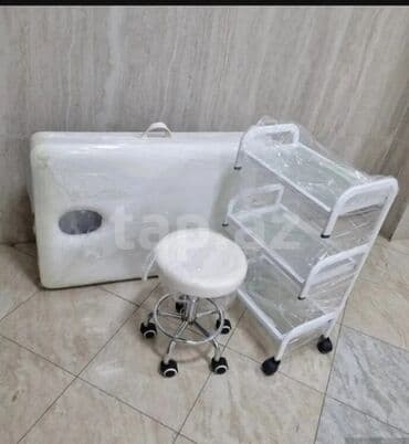 yastiq uzu: Yeni, Masaj kuşetkası, Qatlanmayan, rəng - Ağ — 9