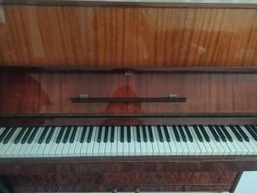 weinbach пианино: Ağ və qara dillərə malik, qəhvəyi rəngli, taxta materialdan — 1