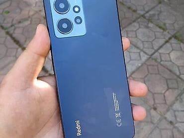 Redmi Note 12, 128 GB, rəng - Qara, Barmaq izi, İki sim kartlı, Face ID