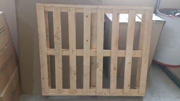 Taxta palet - Material: təbii şam/taxta lövhələr - Konstruksiya lalafo.az -da Taxta palet - Material: təbii şam/taxta lövhələr - Konstruksiya