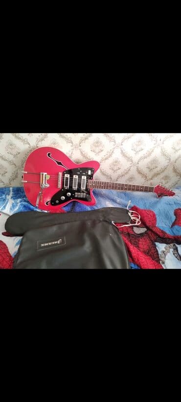 ucuz gitara: Elektron gitara, 6 sim, İşlənmiş, Ünvandan götürmə — 1