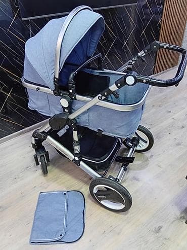 Детский мир: Uşaq arabası – Cynebaby, mavi rəng Xüsusiyyətlər: - 2-si 1-də sistem — 2