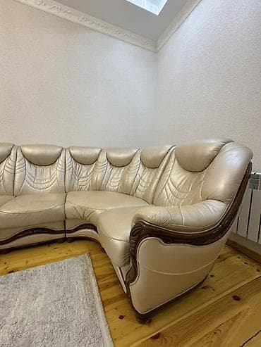 oyuncu kreslo: İşlənmiş, Künc divan, 2 kreslo, Açılan — 1