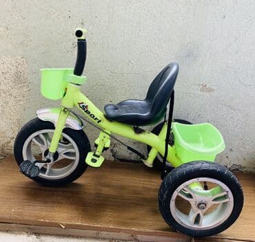 детские трехколесные велосипеды вest trike: İşlənmiş Üç təkərli Uşaq velosipedi 12", sürətlərin sayı: 1, Ünvandan götürmə, Ödənişli çatdırılma — 2