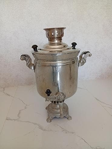 türk samovarı: 7 Litir samovar satılır heç bir problemi yoxdu super vezyetdədi — 1