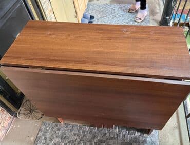 стол для балкона: Гостиный стол, Б/у, Складной, Ламинат, Прямоугольный стол — 1