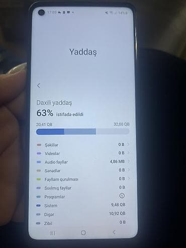 Samsung Galaxy A21S, 32 GB, rəng - Bənövşəyi, Barmaq izi — 2