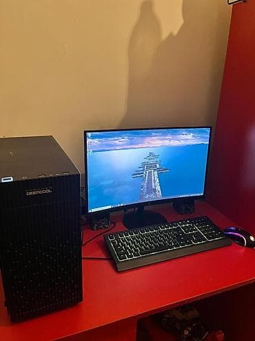 Planşetlər: Masaüstü kompüter komplekti - Korpus: Deepcool qüllə tipli korpus, ön — 1