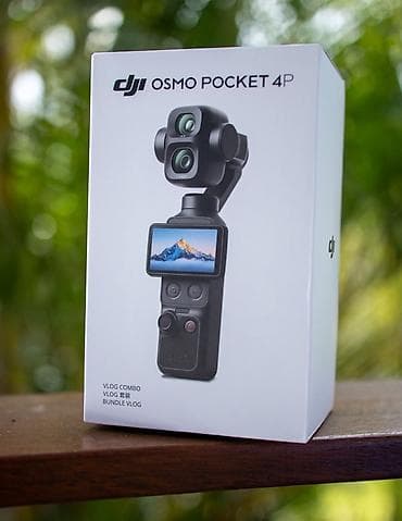 iphone dubay 13: DJI Osmo Pocket 4P – Vlog Combo Kompakt, cib ölçülü 3-oxlu — 1