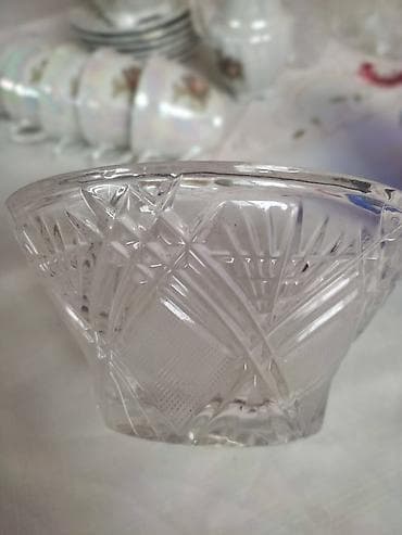 quru çay: Çay dəsti, rəng - Ağ, Xrustal — 2