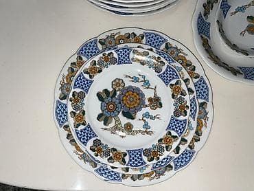 semicka yağı: Nahar dəsti, rəng - Ağ, Farfor, Almaniya — 6