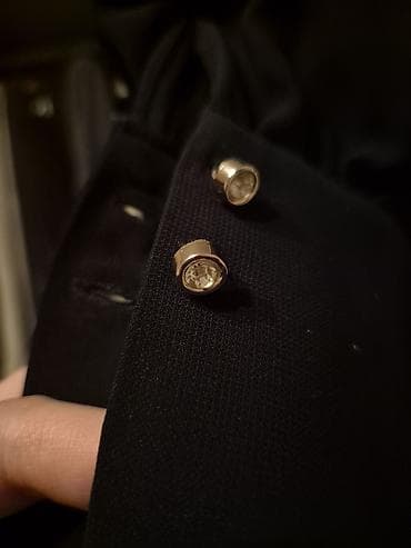 adidas şort: SWASS qadın köynəyi – tünd göy rəng - Model: uzunqol, klassik — 4