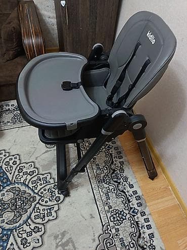 uşaq kolyaskaları: Kidilo uşaq yemək stulu - Rəng: tünd boz - Yaş qrupu: körpələr və — 4