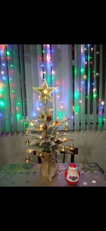 новогодняя елка: Ёлка искусственная новая 57 см продаёттся с игрушками — 3