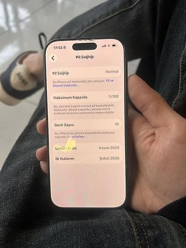 a20 ikinci el: IPhone 17 Pro, 256 GB, Mavi, Face ID — 2