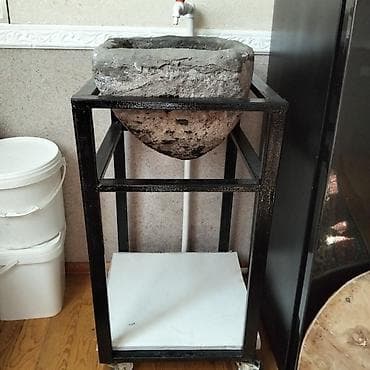 panel plastik: İşlənmiş Kvadrat Mətbəx çanağı, Şkaflı — 5