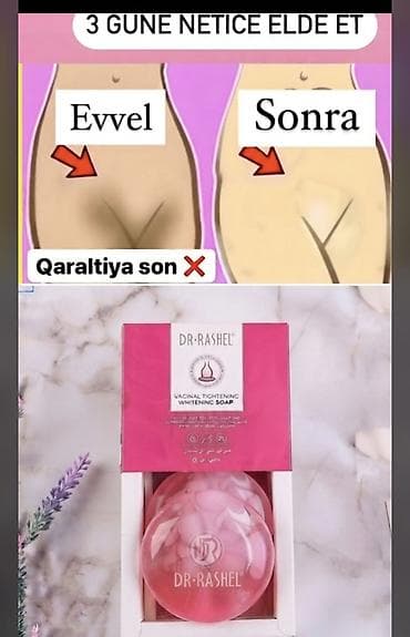 Şəxsi əşyalar: .Dr rashel dr qızlar və qadınlar üçün qadın ağardıci Sabun sabun — 1