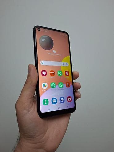 telefon samsug: Samsung Galaxy A11, 32 GB, rəng - Qara, Barmaq izi — 4