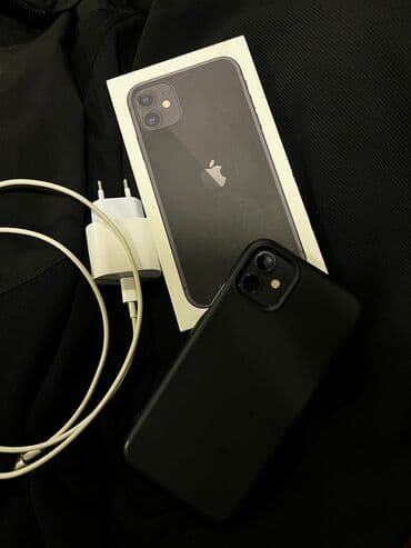 iphone 11 ekran qiymeti: IPhone 11, Qara, Face ID — 1