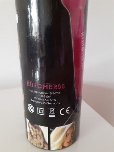 sac aparatı: Real aliciya endirim EUROMERSS Sac buran fen (плойка для завивки — 5