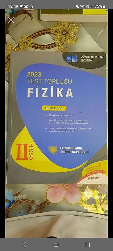 gitara qabi: DİM 2023 Test Toplusu – Fizika (II hissə) - Dövlət İmtahan Mərkəzinin — 1