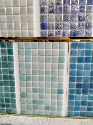 iran kafelləri: Mozaik kafel panelləri - Material: şüşə/keramika mozaik kvadratlar - — 1