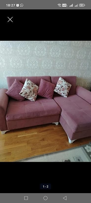 saloglu kunc divan: Künc divan, Açılmayan, Bazasız, Parça, Çatdırılma yoxdur — 1