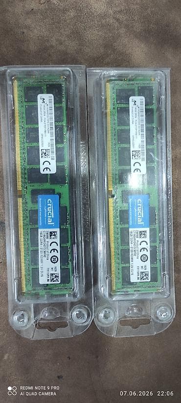 Operativ yaddaş (RAM) Crucial, 16 GB, 2133 Mhz, DDR4, PC üçün, Yeni — 1